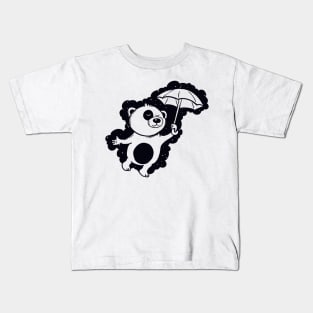 Panda in the stars Kids T-Shirt